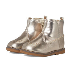 Stride Rite Girl's SR Stella Boot Size 13 Toddler Shoes Gold NIB